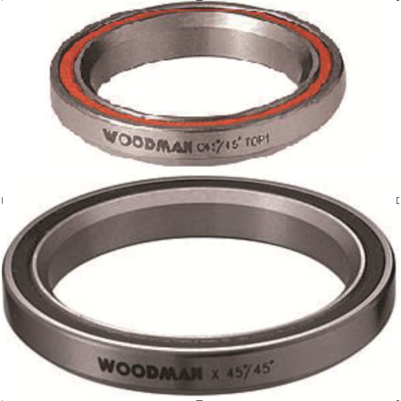 WOOdman C45/45 Top + X45/45 Bottom Bearing Set
