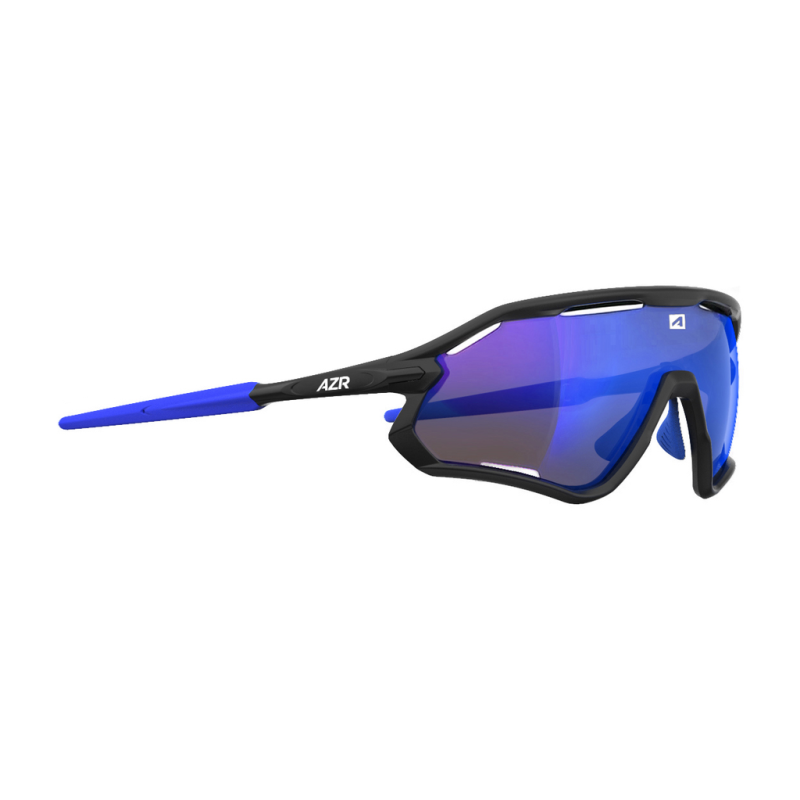 ATTACK RX - P.LUNETTES AZR NOIR MAT / ECRAN BLEU IRIDIUM