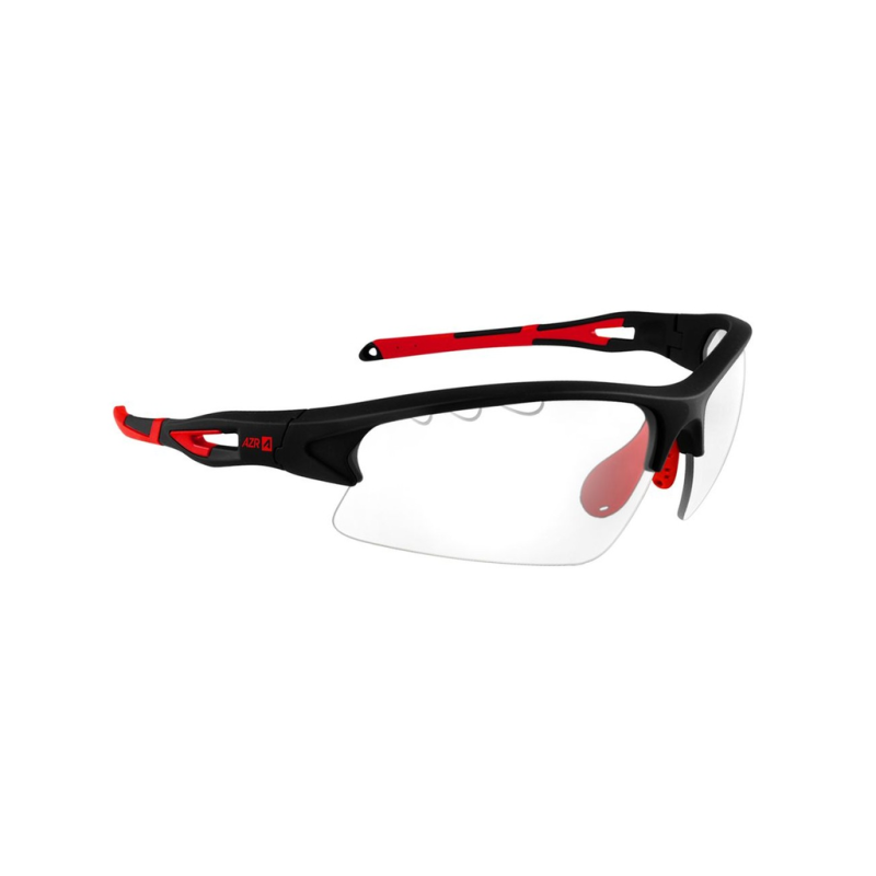 KROMIC HUEZ - P.LUNETTES AZR NOIR/ROUGE / PHOTOCHROMIQUE INCOLORE CAT 0 à 3