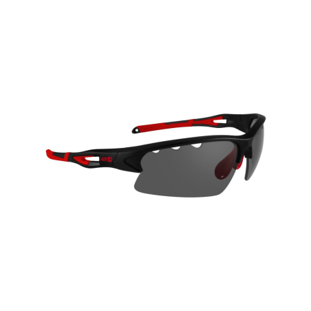 KROMIC HUEZ - P.LUNETTES AZR NOIR/ROUGE / PHOTOCHROMIQUE INCOLORE CAT 0 à 3