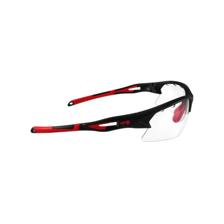 KROMIC HUEZ - P.LUNETTES AZR NOIR/ROUGE / PHOTOCHROMIQUE INCOLORE CAT 0 à 3