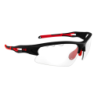 KROMIC HUEZ - P.LUNETTES AZR NOIR/ROUGE / PHOTOCHROMIQUE INCOLORE CAT 0 à 3
