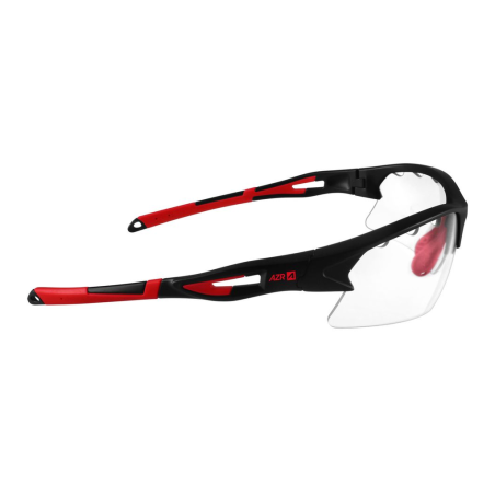 KROMIC HUEZ - P.LUNETTES AZR NOIR/ROUGE / PHOTOCHROMIQUE INCOLORE CAT 0 à 3