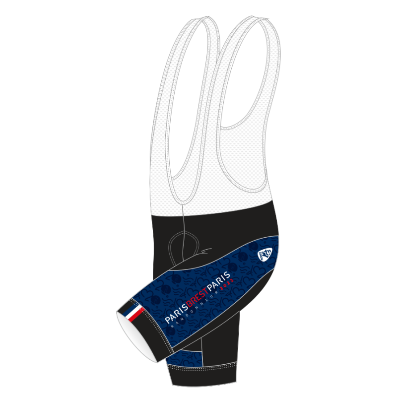 CYCLING BIB SHORTS LADY COMFORT STRAPS PARIS BREST PARIS 2023 LONG DISTANCE