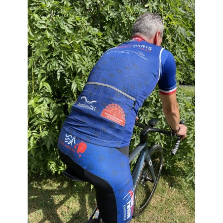 GILET SANS MANCHE PARIS BREST PARIS 2023 COUPE VENT + DOS FILET